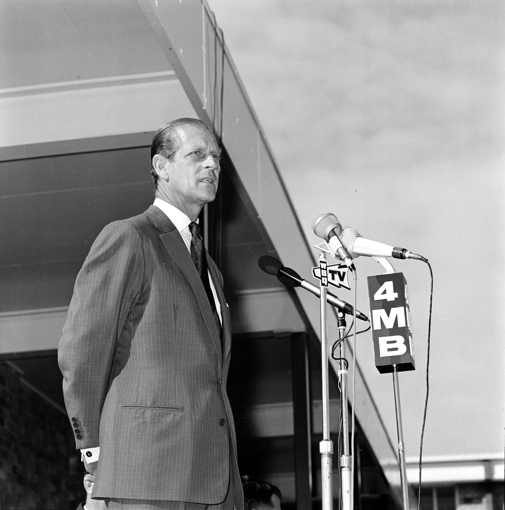 Duke of Edinburgh, Duke of Edinburgh Gold Awards ceremony, Maryborough, 24 October 1973
