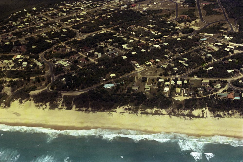 Aerial view, Sunshine Beach, February 1981