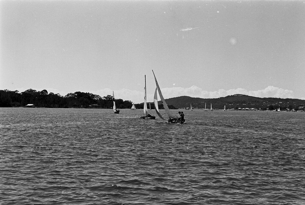 Sailing, Noosa River, Noosaville, 1970s Heritage Noosa
