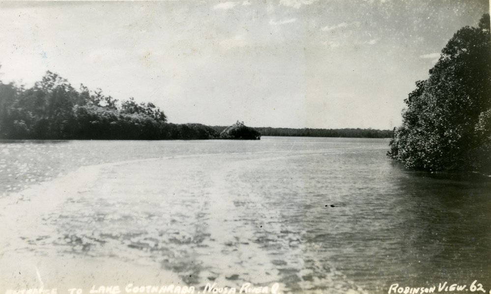 Entrance to Lake Cootharaba, Noosa River,  1947 