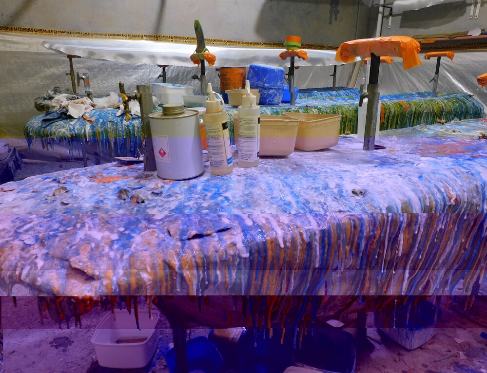 Surfboard factory, October 2021