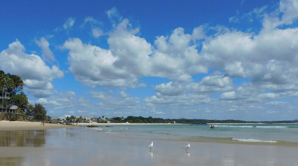 Views to Noosa Main Beach, Noosa Heads, September 2021
