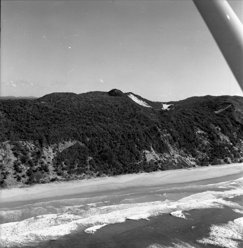 Aerial view of Noosa North Shore, 1970