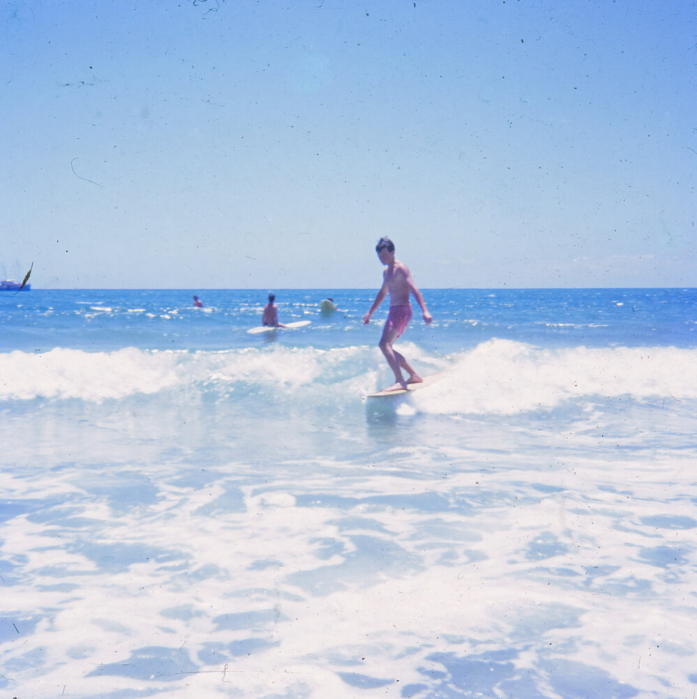 David Hattrick, Noosa Main Beach, Noosa Heads, December 1966