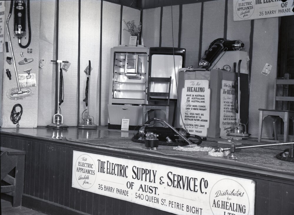 Electrical appliances exhibit, Imbil Show, Imbil, 1949