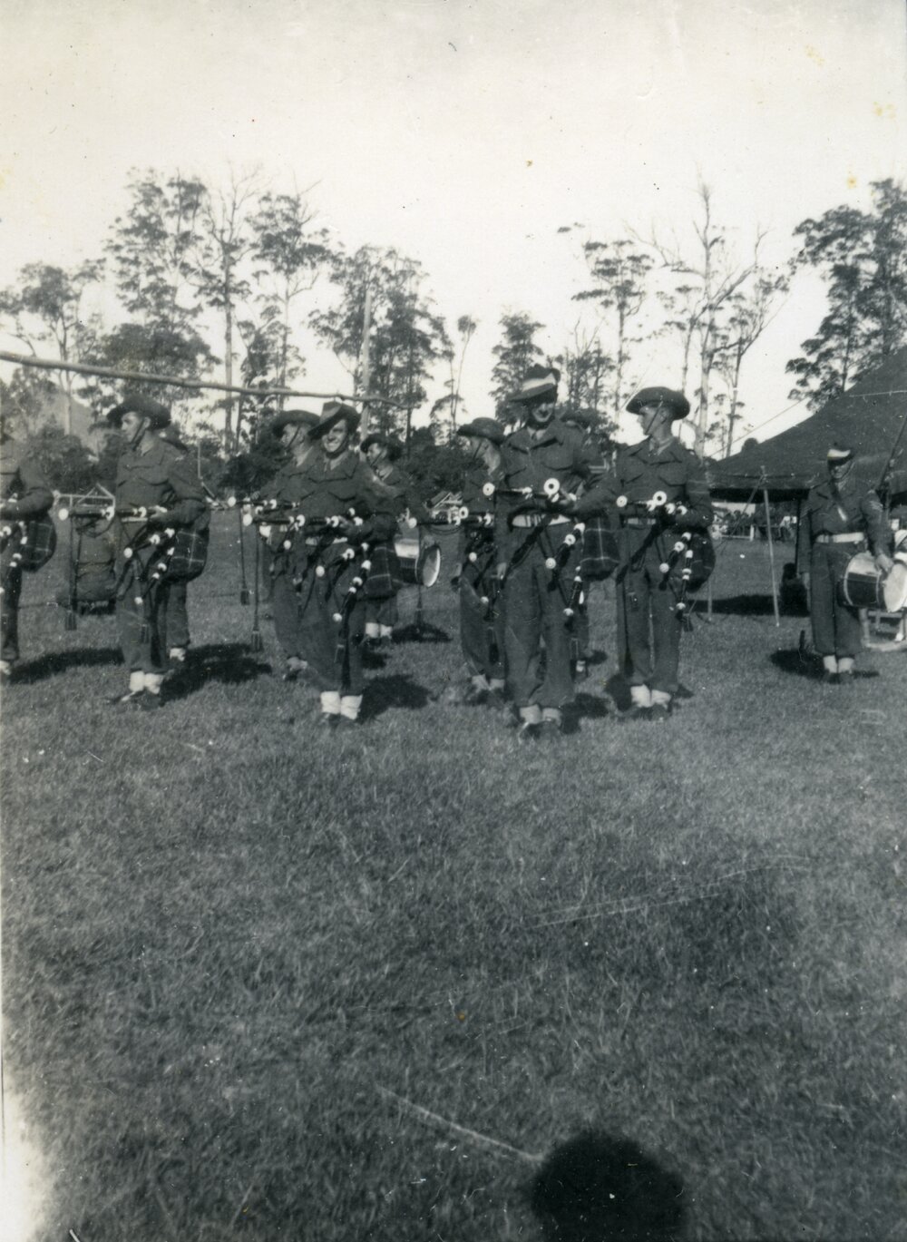 42nd Battalion Pipe Band, 1940s