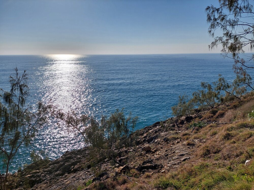 Ocean views, Coastal Walk, Noosa National Park, Noosa Heads, 1 August 2023