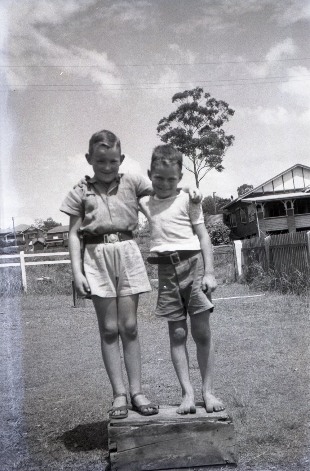 John Sedgeman and Mick Jones (l-r), Pomona, ca 1950s