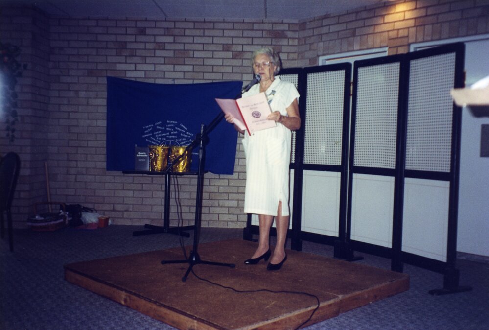 Mrs Marie Elliot, former QCWA Division President and former State ...