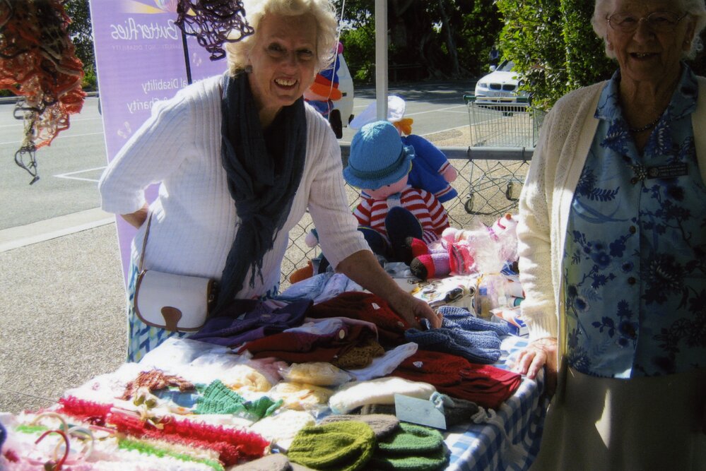 QCWA Tewantin Noosa Branch, Street Stall, Poinciana Avenue, Tewantin, 9 May 2014