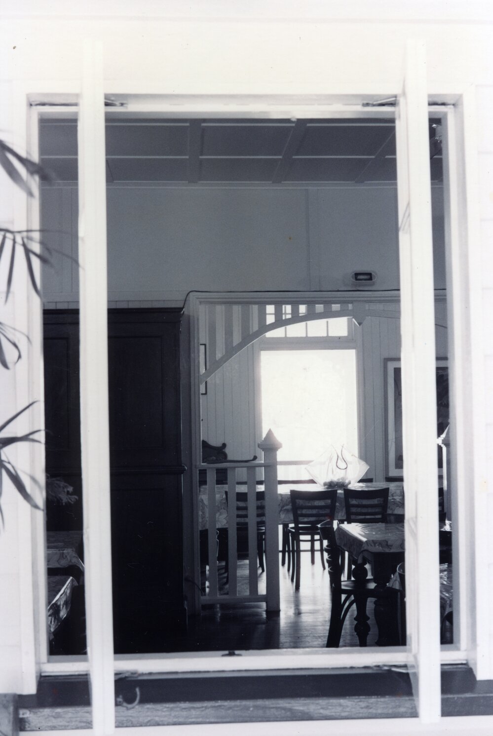 Dining room, Halse Lodge, 2 Halse Lane, Noosa Heads, September 1979