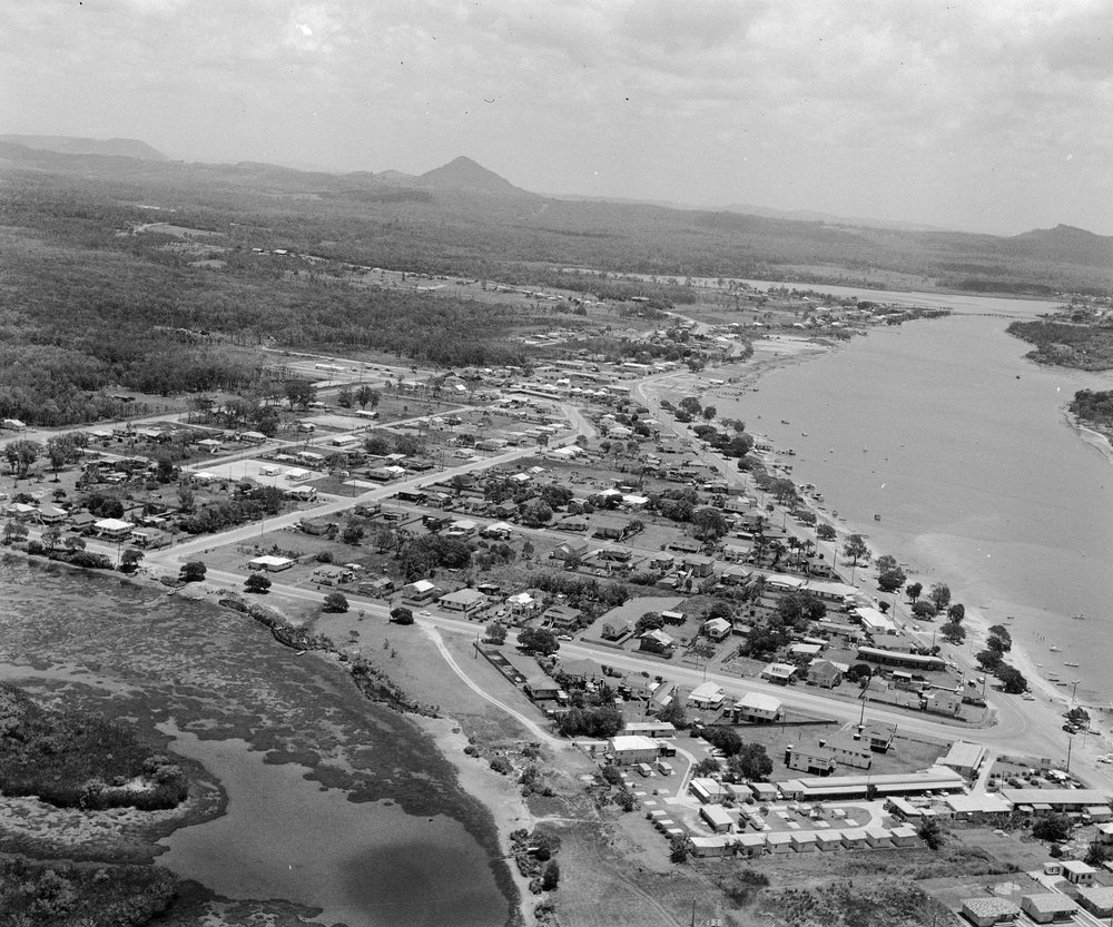 Aerial view Noosaville, ca 1970s