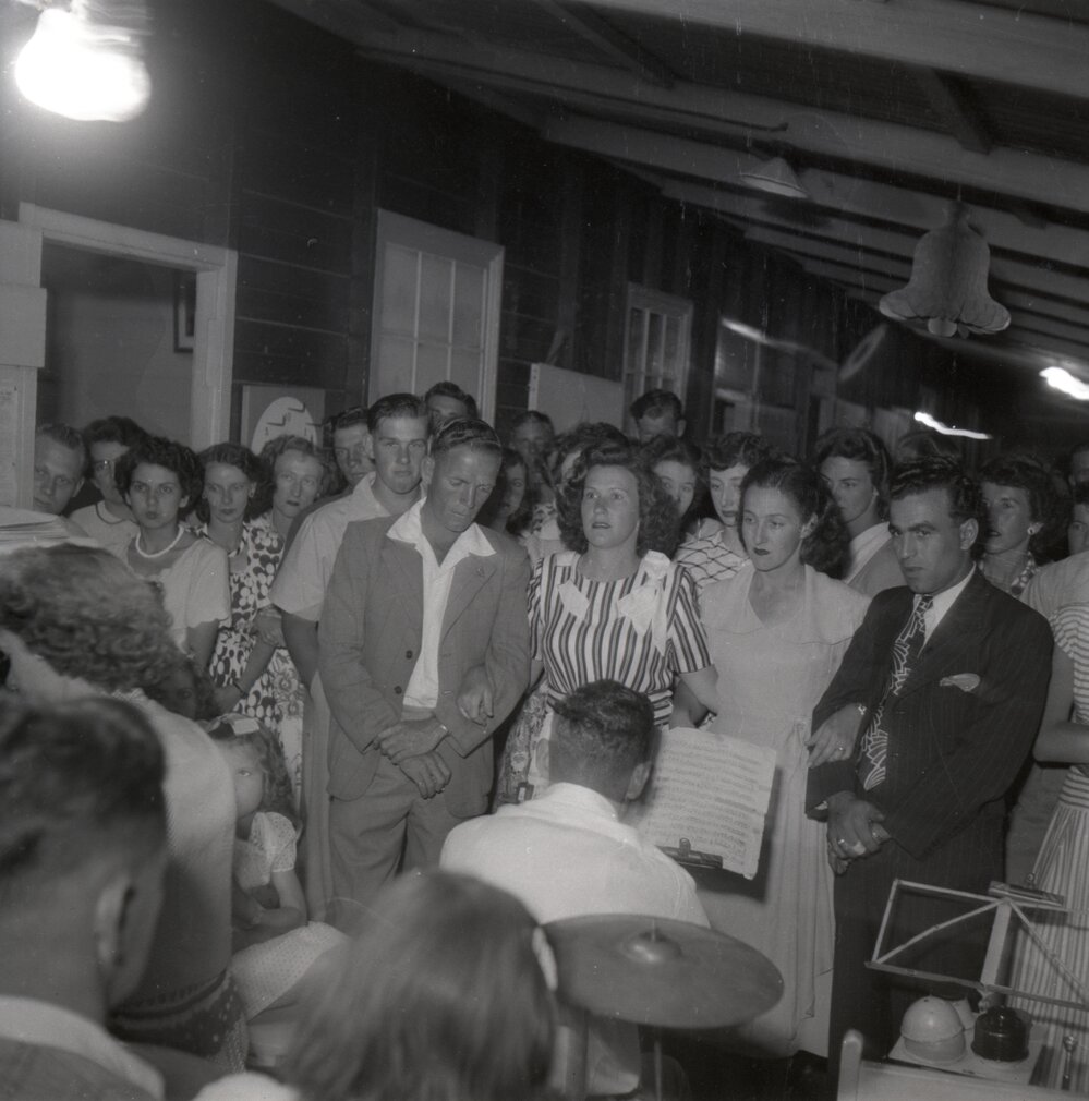 Guests, Fancy Dress Ball, Laguna House, Hastings Street, Noosa Heads, 1950