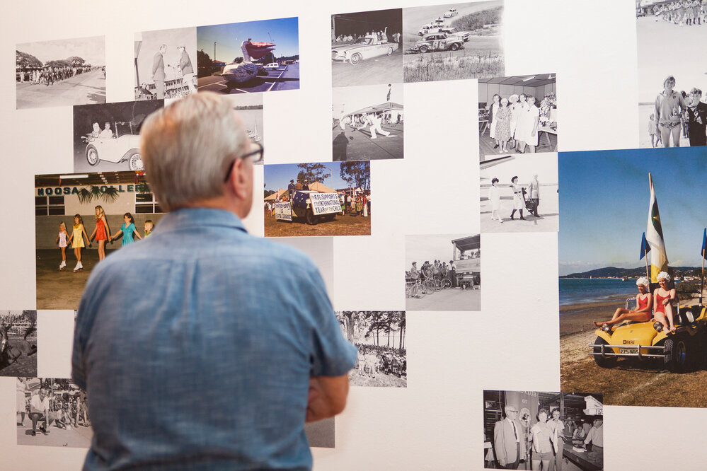 Attendee, Opening, 'What's up Sunshine?' exhibition, Noosa Regional Gallery, Tewantin, 15 June 2017