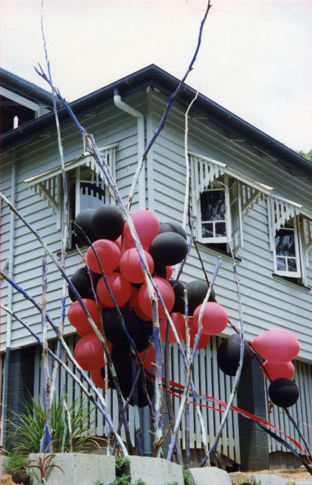 Balloons and Halse Lodge, 2 Halse Lane, Noosa Heads, November 1995 