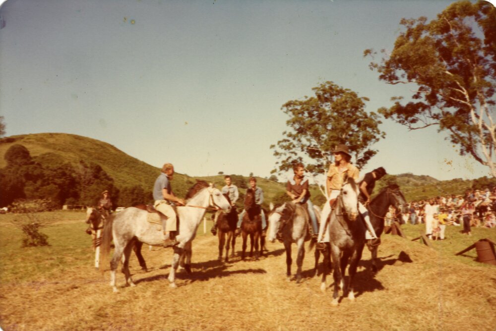 Competitors, Great Kin Kin Horse Race, Kin Kin Showgrounds, Kin Kin, 1980s