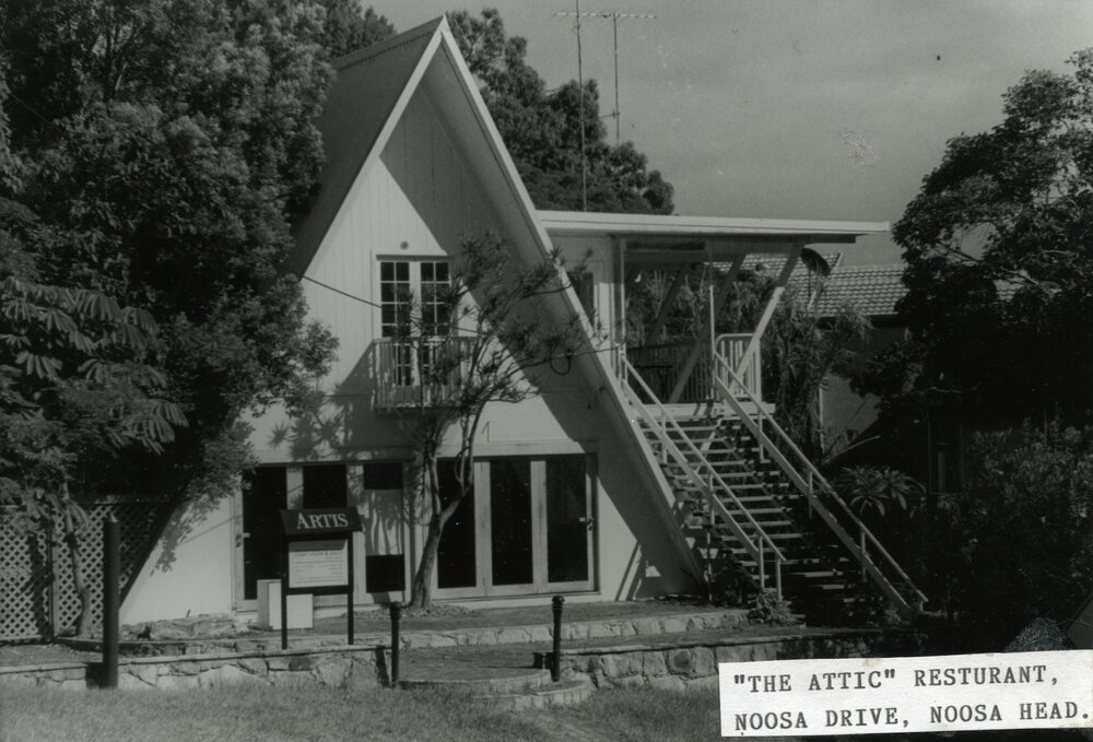 Attic Restaurant, Noosa Drive, Noosa Heads, 1980s