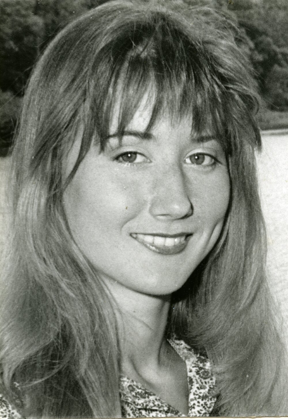 Portrait, unknown woman, ca 1980s