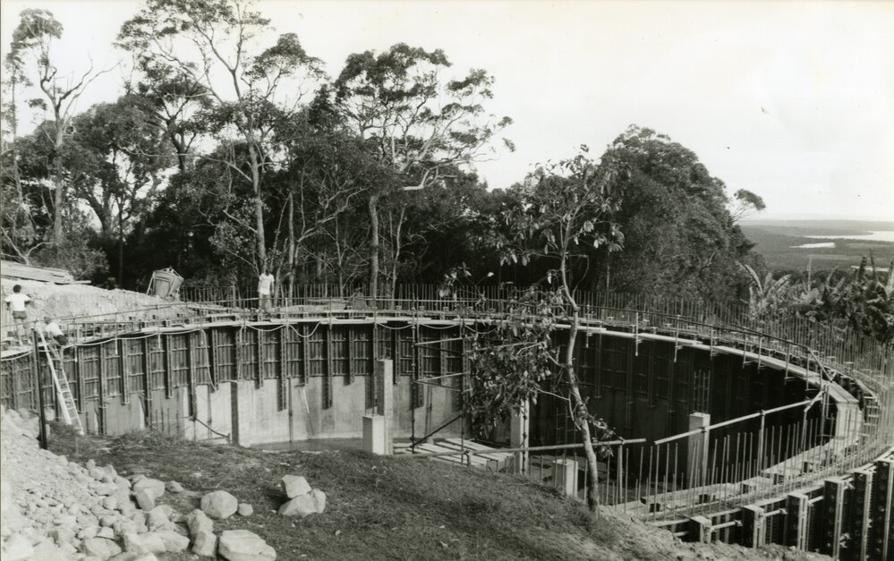 Construction, Laguna Lookout, Noosa Heads, ca 1980s