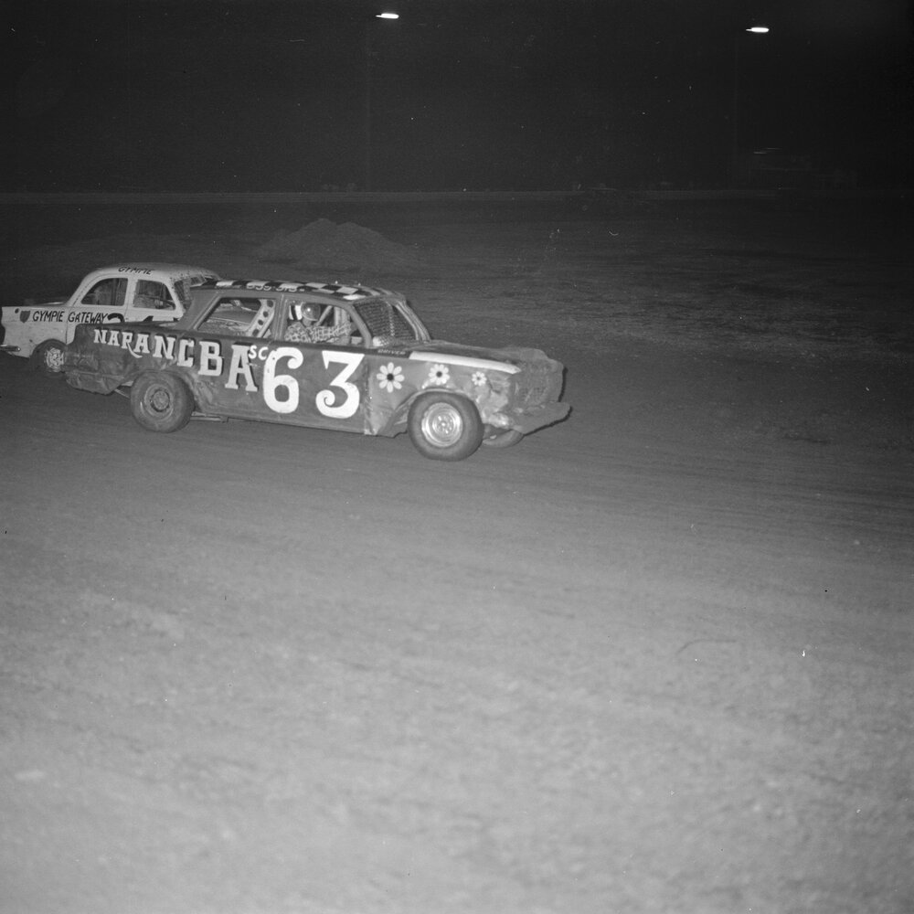 Car racing, Sunshine Coast Speedway, Wappa Falls Road, Yandina, 1970s