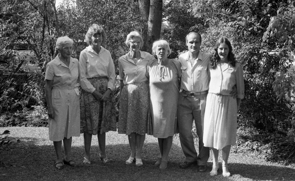 Family wedding portrait, 1980s