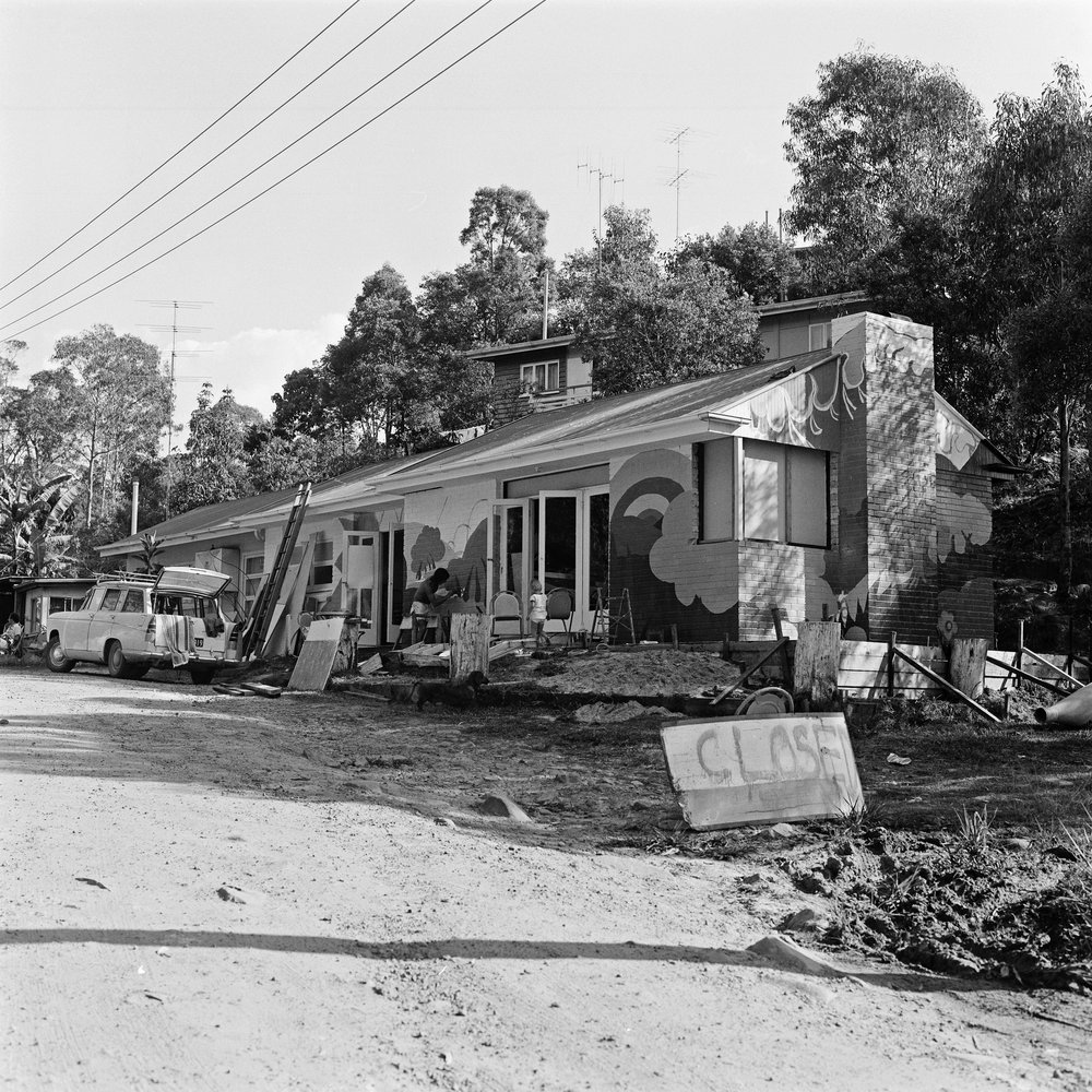 Painting and construction, Wave Kiosk, Cnr Park Road and Mitti Street, Noosa Heads, 1970s