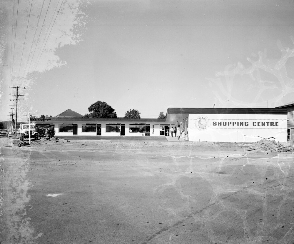 Noosa River shopping centre, Thomas Street, Noosaville, 1970