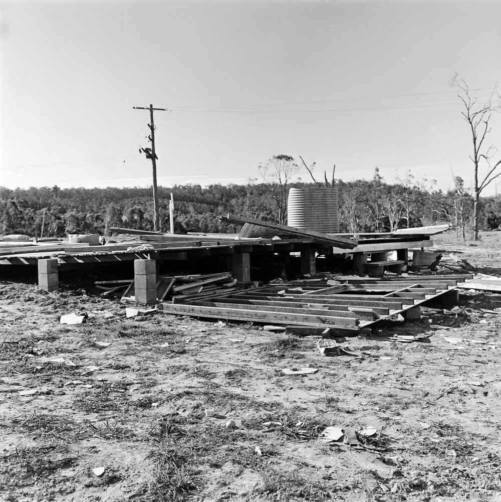 Storm damage, Kin Kin, 14 August 1971