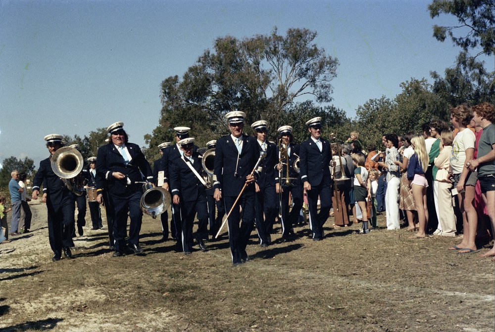 Excelsior City Band, Festival of Waters parade, Noosaville, 25 August 1979