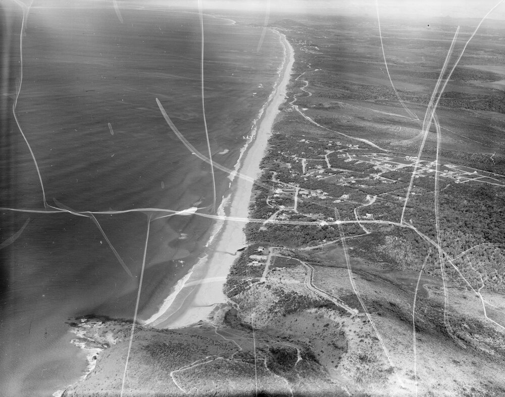 Aerial View, development, Sunshine Beach ca 1960s