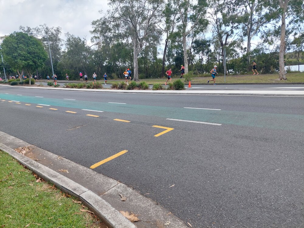 Run leg, Weyba Road, Noosaville, 3 November 2024