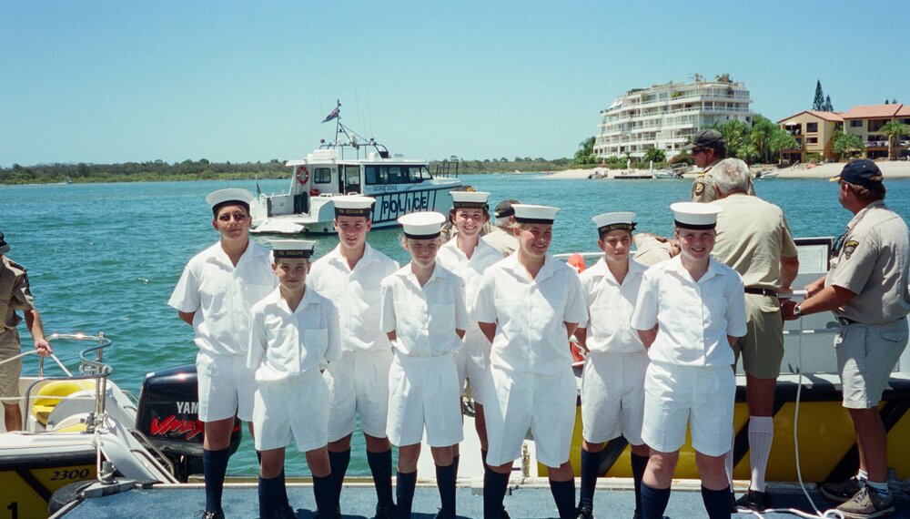Navy Cadets, Noosa River, Noosaville, 27 January 2003