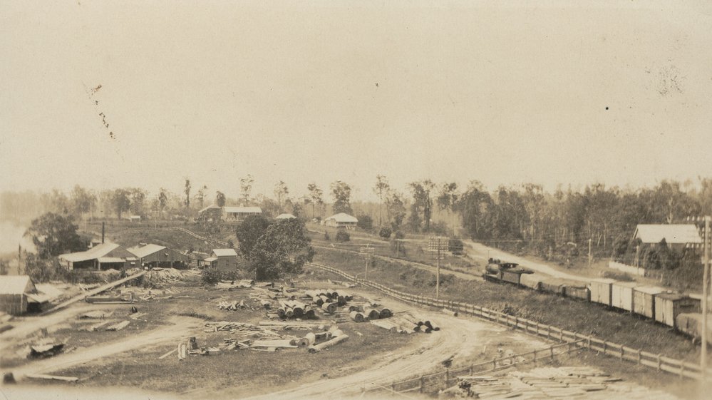 Fenwick's sawmill, Cooroy, 1927 