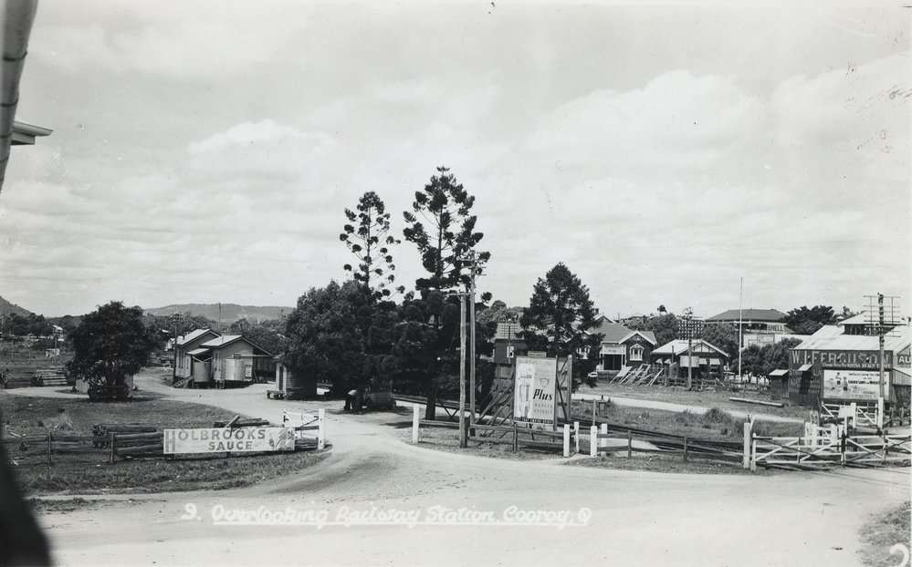 Overlooking Railway Station, Cooroy, 1948 