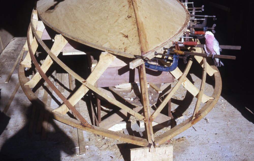 Constructing 'Makona', Cooroy, March 1970