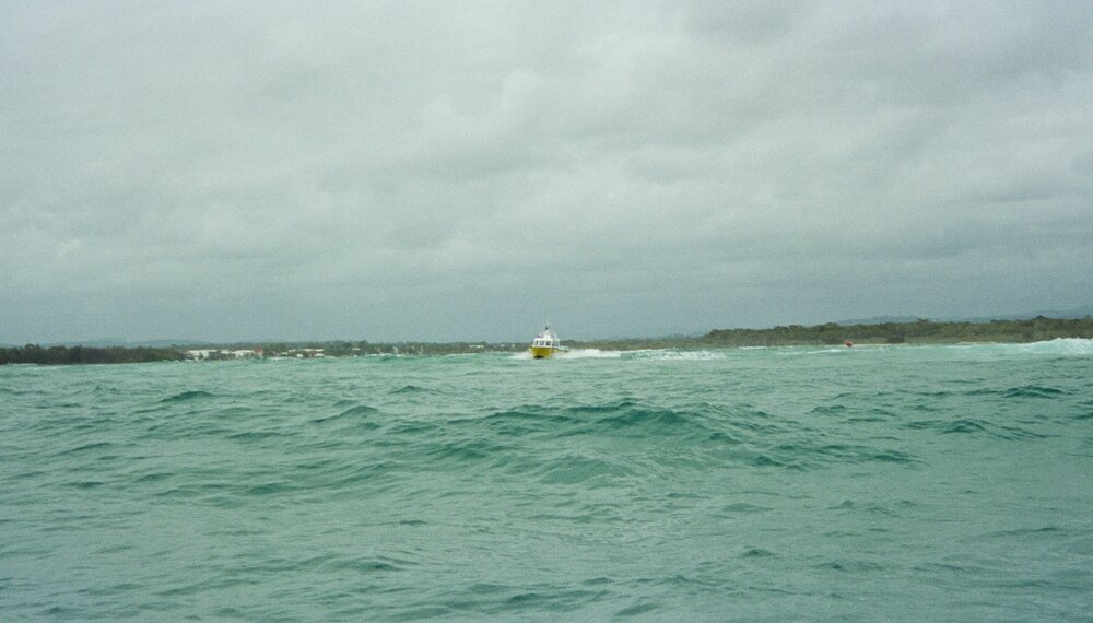 Coast Guard Noosa QF5 boat, Laguna Bay, Noosa Heads, 1 February 2003