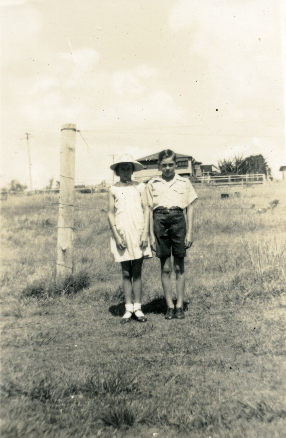 Shirley and Kevin Clarey, Tewantin, 1950s