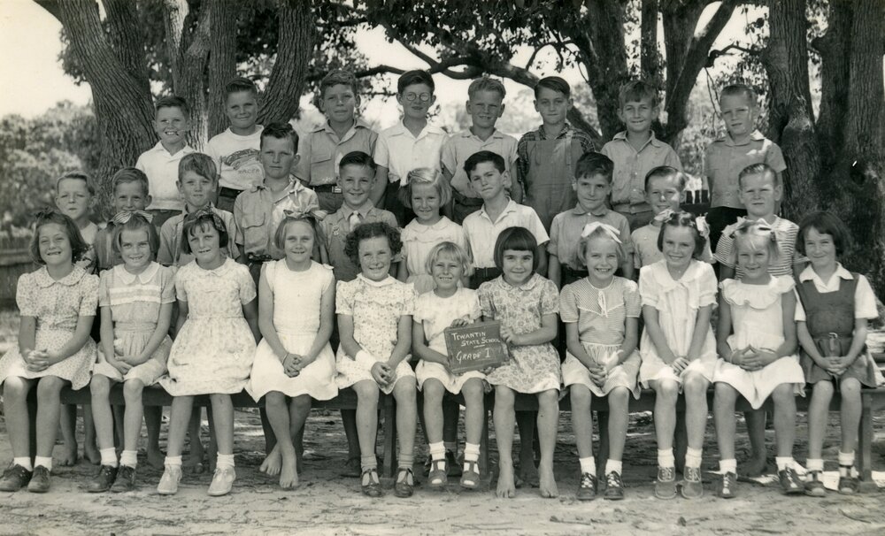Grade 1 Class Photo, Tewantin State School, Tewantin, 1950
