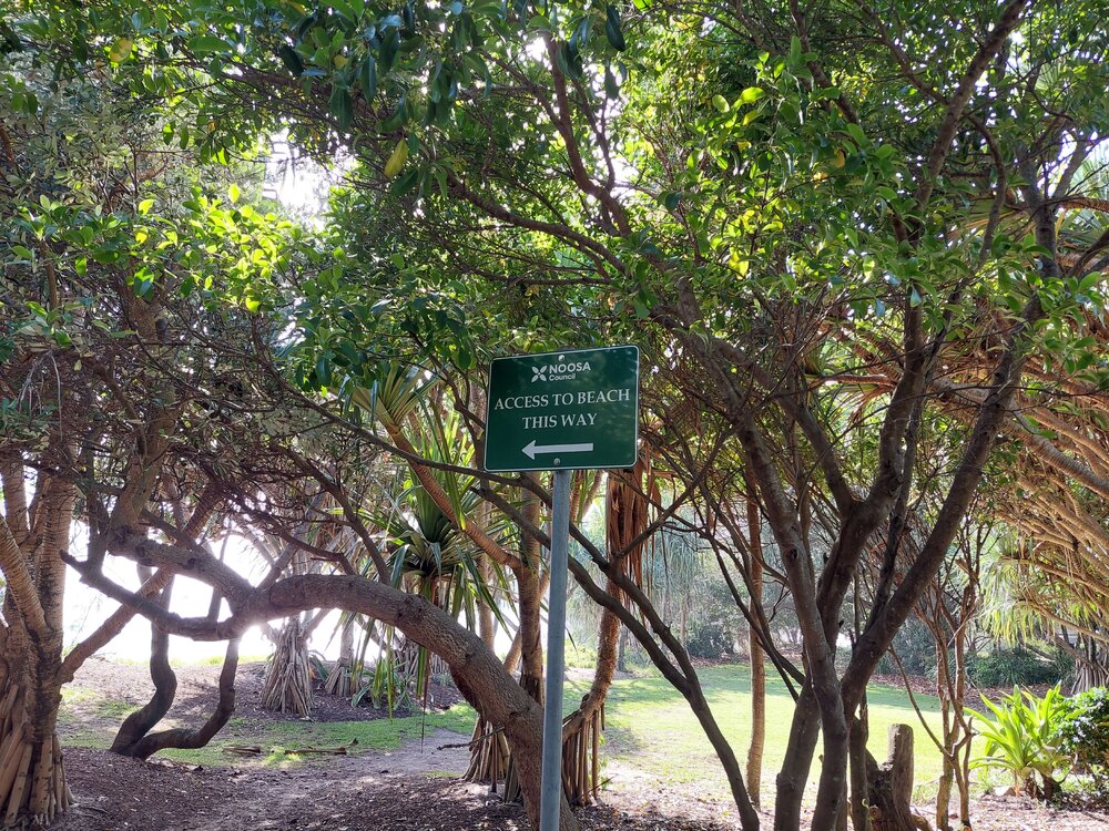 Beach direction, Noosa Main Beach, Noosa Heads, 17 March 2025
