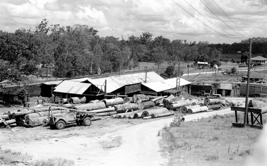 Straker's sawmill, Cooran, 1948 
