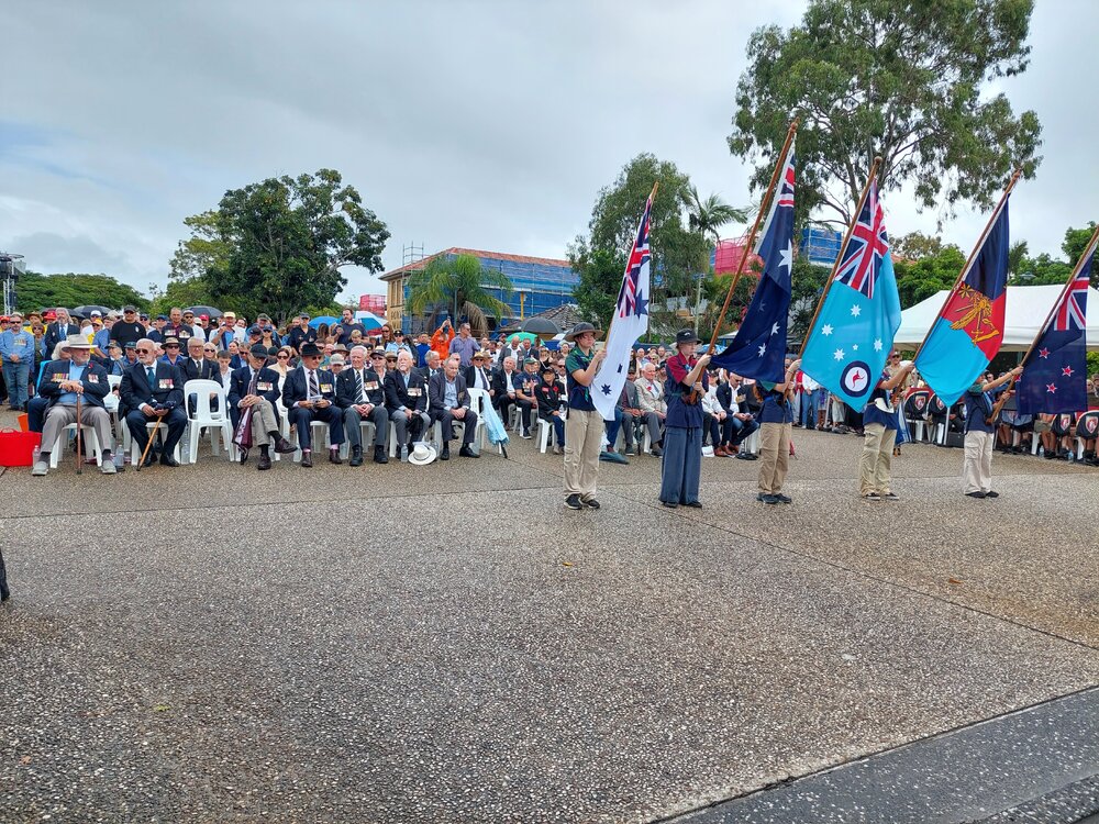 Veterans, ANZAC Day, Poinciana Avenue, Tewantin, 25 April 2025
