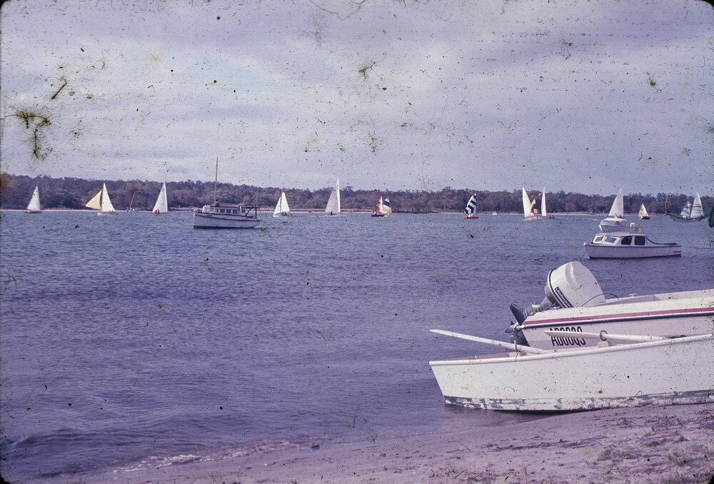 Sailing, Noosa River, Noosaville, ca 1970s