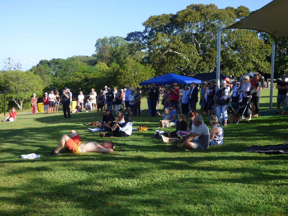 Audience, Remembrance Day, Looking Forward to Peace Event, Tewantin-Noosa RSL Memorial Park, Tewantin, 11 November 2018