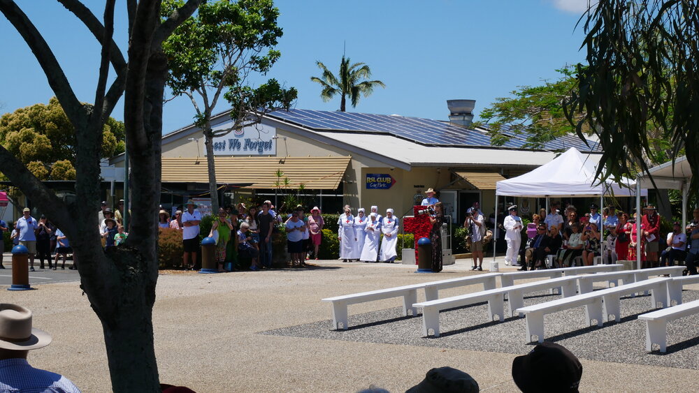 Service, Remembrance Day, Looking Forward to Peace Event, Tewantin-Noosa RSL Memorial Park, Tewantin, 11 November 2018