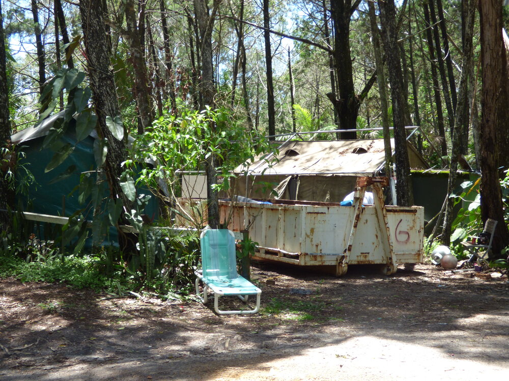 Remaining structure, Johns Landing Campground, 118 Johns Road, Cooroibah, 22 November 2017