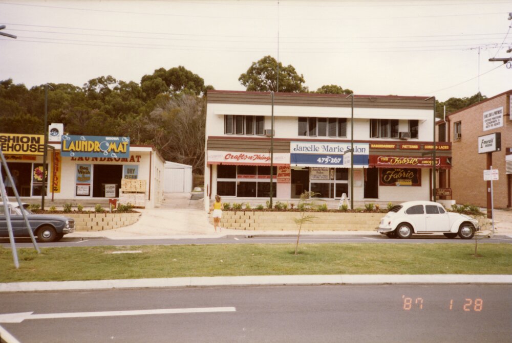 Businesses, Sunshine Beach Road, Noosa Junction, Noosa Heads, 28 January 1987