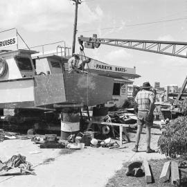 Cooloola Queen Everglades, Lake and River Cruises, Parkyn's Wharf, Tewantin, 30 October 1972