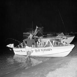 Best Decorated Boat competitors, Festival of Waters, Gympie Terrace, Noosaville, 2 September 1972