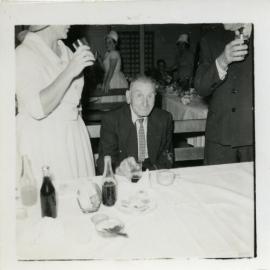 Vivian Finney attending  wedding reception of Doris and Ronald Smith, Tewantin, 1962