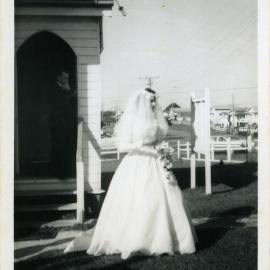 Doris Heath, Wedding Day, Tewantin Methodist Church, 16 May 1962